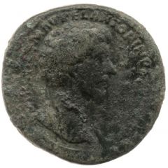 Sestertius - Marcus Aurelius and Lucius Verus LIB AVGVSTOR TR P XV S C COS III, Liberalitas