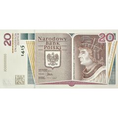 20 Zlotys Jan Długosz