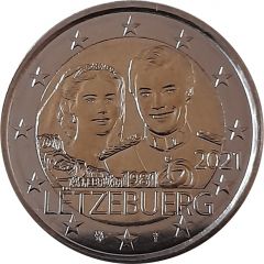 2 Euros - Henri I Marriage of Grand Duke Henri - classic version