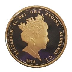 1/4 Sovereign - Elizabeth II Sapphire Jubilee - On Horseback