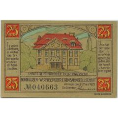 25 Pfennig Nordhausen-Wernigeroder Eisenbahngesellschaft