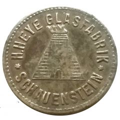 50 Pfennig - Schauenstein H. Heye Glasfabrik