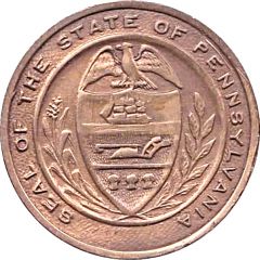 Token - Thirteen Colonies Pennsylvania