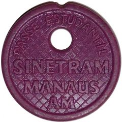 Token - Sinetram Manaus AM student pass