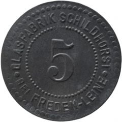 5 Pfennig - Freden am Leine Glasfabrik Schildhorst
