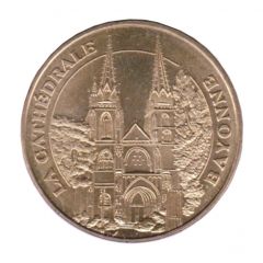 Jeton Touristique - Monnaie de Paris - Bayonne La Cathédrale