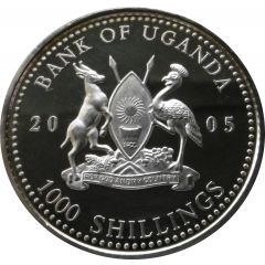 1000 Shillings John Paul II, France