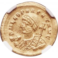Solidus - Leo I VICTORIA AVGGG, Thessalonica