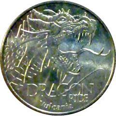 Monnaie de Paris Tourist Token - Vulcania Dragon ride - Type 1