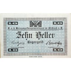 10 Heller Aschach a. d. Donau POW
