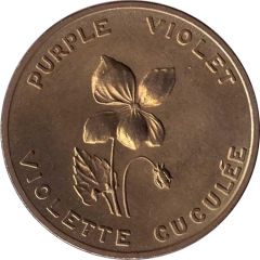 Shell Oil Token - Provincial Arms and Flowers New Brunswick