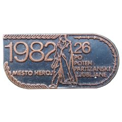 Medal - March along the wire Ljubljana