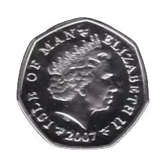50 Pence - Elizabeth II Christmas, Silver Proof Colourised