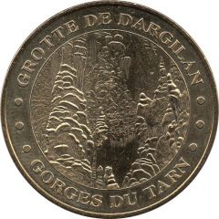 Jeton Touristique - Monnaie de Paris - Grotte de Dargilan - Gorges du Tarn