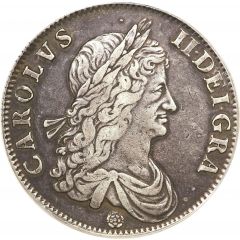 1 Crown - Charles II 1st bust
