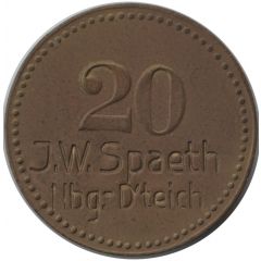20 Pfennig - Nürnberg J. W. Spaeth
