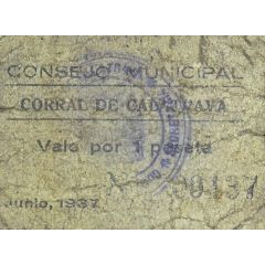 1 Peseta Corral de Calatrava