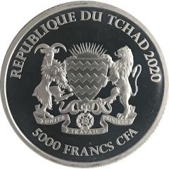 5000 Francs CFA Mandala Hippo