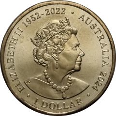 1 Dollar In the name of Elizabeth II, 6th portrait - North Melbourne Kangaroos