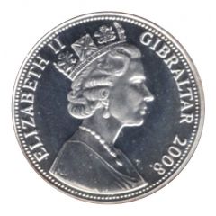 1 Crown - Elizabeth II Flypast, Silver plated