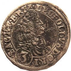 3 Kreuzers - Leopold I St Veit
