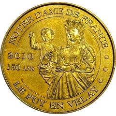 Tourist token - Monnaie de Paris - Le Puy en Velay Notre-dame de France