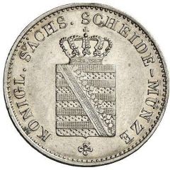 3 Pfennige - Frederick August II Silver pattern strike
