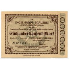 100 000 Mark Engelhardt-Brauerei