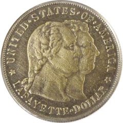 Replica - 1 Dollar Lafayette, replica of KM# 118
