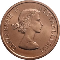 1 Dollar - Elizabeth II 1st Portrait - 110 Years of the Australian Penny