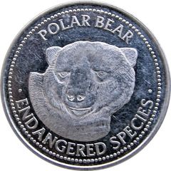 Token - World Endangered Species Coin Collection Polar Bear
