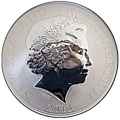 1 Dollar - Elizabeth II 4th Portrait, Tane Mahuta/Kiwi