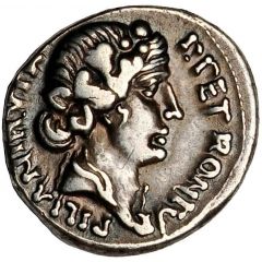 Denarius - Augustus AVGVSTVS CAESAR, Liber