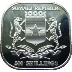 500 Shillings Pope John Paul II