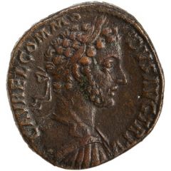 Sestertius - Commodus ADVENTVS AVG IMP IIII COS II P P S C