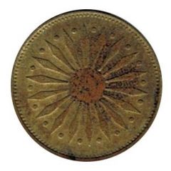 Game Token - No Cash Value Stylized Sun