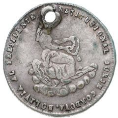 1 Sol - Jorge Córdova 1st Anniversary of the Constitutional Presidency - Monetary Medal