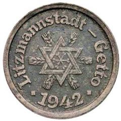 10 Pfennig Lodz Ghetto 1st emission