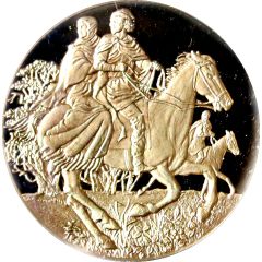 Medal - The history of Belgium in 100 medals Baudouin I