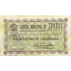 25 Céntimos Sorbas