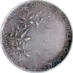 Medal - Marche-Concours et courses de Chevaux