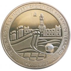 Medal - Centennial of the Modernization of the Port of Veracruz