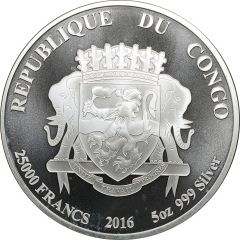25 000 Francs CFA African Lion