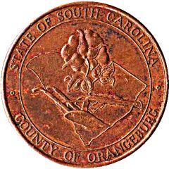 Token - South Carolina Tricentennial Orangeburg County