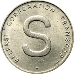 Token - Belfast Corporation Transport S, Round