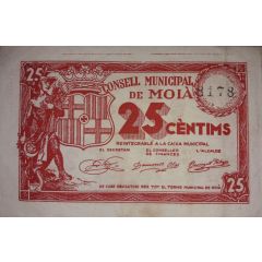 25 Céntimos Moià