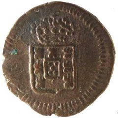 71/2 Reis - Maria II Goa Mint