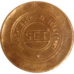 Telephone Token - SET without dot at the T of SET