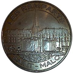 Monnaie de Paris Tourist Token - Saint-Malo Les remparts