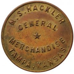 50 Cents - M. S. Hackler Tampa, Kansas
